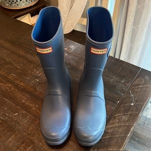 Blue Hunter Boots